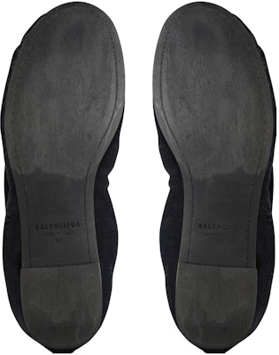 (Women) Balenciaga Leopold Ballerina Black Satin 748222W2H821000 Purchase (Women) Balenciaga Leopold Ballerina Black Satin 748222W2H821000