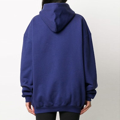 (W) Balenciaga Letter Logo Baju Sejuk Kasual Biru Navy 578135TIV551195 Shop (W) Balenciaga Letter Logo Baju Sejuk Kasual Biru Navy 578135TIV551195