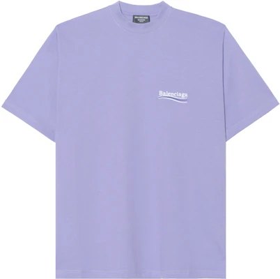 (W) Balenciaga Baju-T Cetak Huruf Ungu Regular Fit. 641655TKVJ13072 Buy (W) Balenciaga Baju-T Cetak Huruf Ungu Regular Fit. 641655TKVJ13072