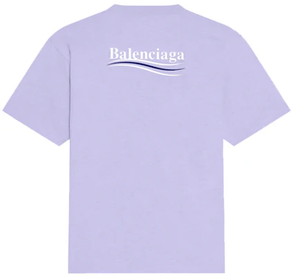 (W) Balenciaga Baju-T Cetak Huruf Ungu Regular Fit. 641655TKVJ13072 Lookbook (W) Balenciaga Baju-T Cetak Huruf Ungu Regular Fit. 641655TKVJ13072