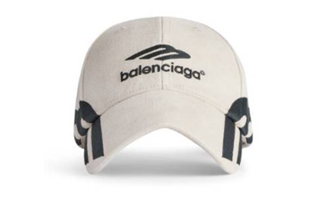 Order (Women) Balenciaga Logo Cotton Cap Beige 766860410B29460