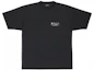 Order (Women) Balenciaga Logo Crewneck Short Sleeve Tee FW22 Black Loose Fit. 641655TNVG11089