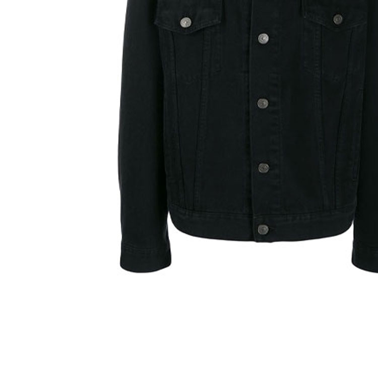 (Women) Balenciaga Logo Denim Jacket Long Sleeve Regular Fit Women’s Black. 571449TEW051105 圖 7