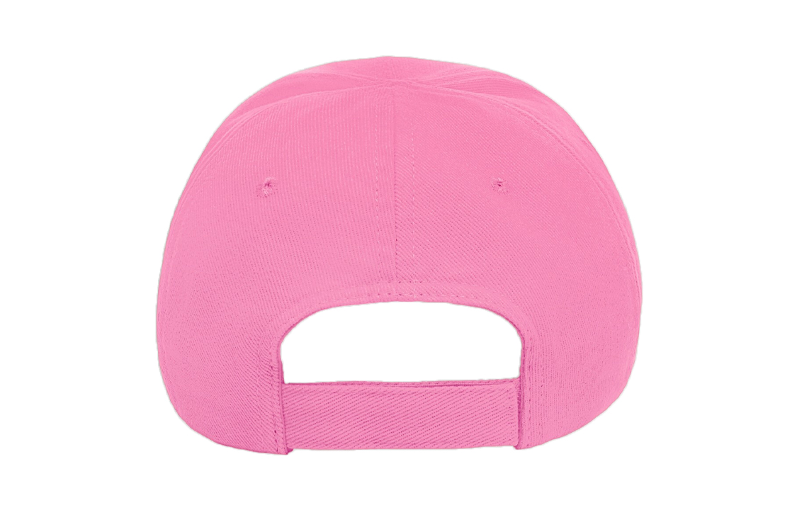 (Women) Balenciaga Logo Embroidered Cotton Baseball Cap Pink . 541400310B25960 圖 4