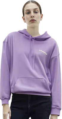 (W) Balenciaga Hoodie Ungu Bordir Logo. 578135TKVI93072 Details for (W) Balenciaga Hoodie Ungu Bordir Logo. 578135TKVI93072