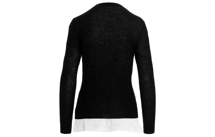 Lookbook (W) 발렌시아가 로고 울 니트 롱슬리브 스웨터 블랙 641359T15799040