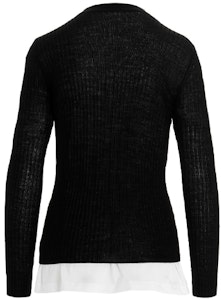 (W) 巴黎世家Logo黑色長袖羊毛針織毛衣 641359T15799040 Lookbook (W) 巴黎世家Logo黑色長袖羊毛針織毛衣 641359T15799040