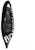 (W) Balenciaga Knife Kasut Rata Slingback Cetakan Logo Kasual 'Hitam' 500619W06001091