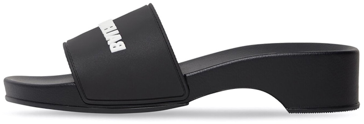 (W) バレンシアガ ロゴ プールクロッグ (黒白) 707094W1S9M1090 Buy (W) バレンシアガ ロゴ プールクロッグ (黒白) 707094W1S9M1090