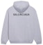 Buy (Women) Balenciaga Logo Print Pullover Hoodie Grey 578135TIV841167