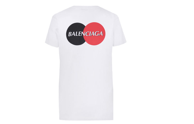 (Women) Balenciaga Logo Print Crop T-Shirt White 612964TIV799000 圖 3