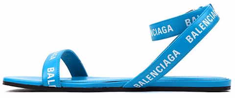 (Women) Balenciaga Leather Sandals 'Blue' 551154WA7614441 (Women) Balenciaga Leather Sandals 'Blue' 551154WA7614441