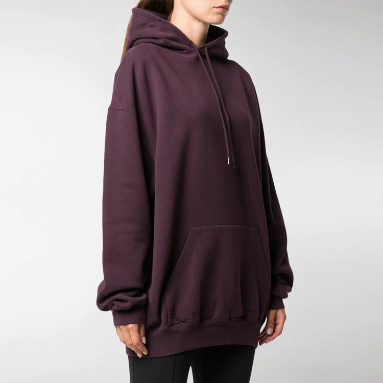 (Women) Balenciaga Logo Print Purple Hoodie 578135TJVA85865 圖 5