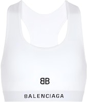 (Women) Balenciaga Logo Printed Sports Bra White. 6573763A8B89000 (Women) Balenciaga Logo Printed Sports Bra White. 6573763A8B89000