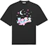 Buy (W) バレンシアガ ラブベア ロゴプリント ブラックTシャツ 641532TJVI11000