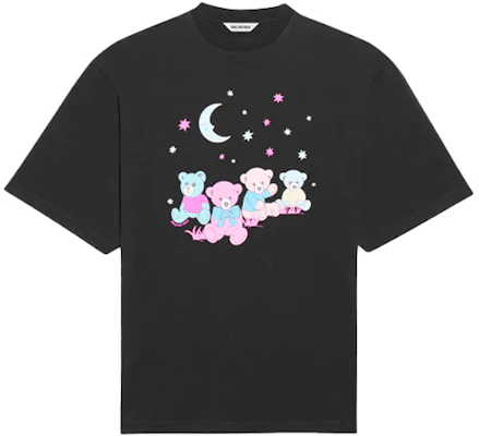 (W) バレンシアガ ラブベア ロゴプリント ブラックTシャツ 641532TJVI11000 Order (W) バレンシアガ ラブベア ロゴプリント ブラックTシャツ 641532TJVI11000