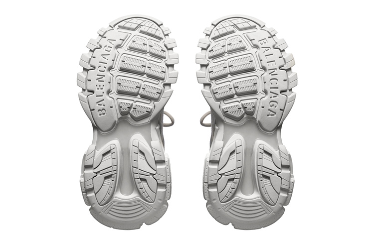 Details for 巴黎世家時尚圓頭綁帶低幫休閒鞋女款灰色