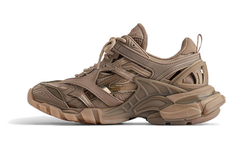 (Women) Balenciaga Low Top Leather 'Brown' 668822W3CT19911