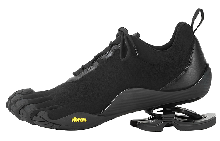 (Women) Balenciaga Low Top Sneaker 'Black Leather and Fabric' 636893W3BH11000