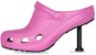 (W) Balenciaga Madame 80MM x Crocs 'Merah Jambu' 677390W1S8E5300