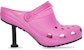 (W) Balenciaga Madame 80MM x Crocs 'Merah Jambu' 677390W1S8E5300
