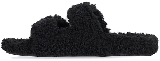 (Women) Balenciaga Mallorca 'Faux Fur Slides Black' 670944W2EJ11000 (Women) Balenciaga Mallorca 'Faux Fur Slides Black' 670944W2EJ11000