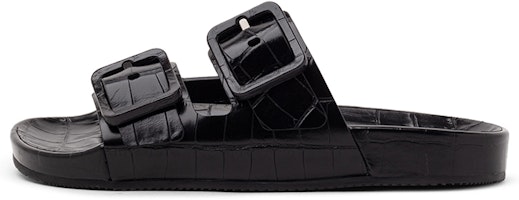 (Women) Balenciaga Mallorca Croc Sandals Black 660295WBB611010 (Women) Balenciaga Mallorca Croc Sandals Black 660295WBB611010