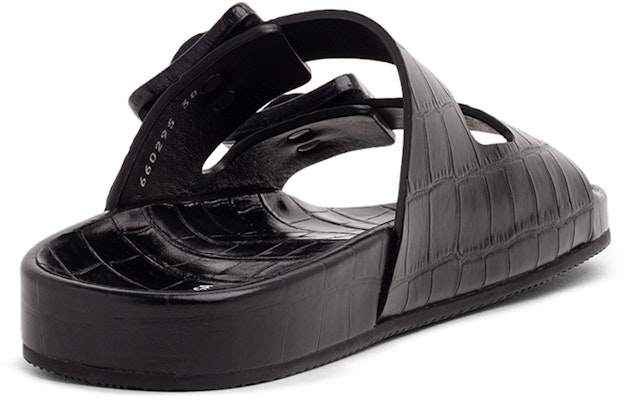 (W) Balenciaga Mallorca Sandalias de Cocodrilo Negras 660295WBB611010 Lookbook (W) Balenciaga Mallorca Sandalias de Cocodrilo Negras 660295WBB611010