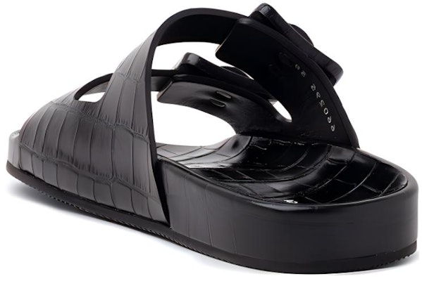 (W) Balenciaga Mallorca Sandalias de Cocodrilo Negras 660295WBB611010 Shop (W) Balenciaga Mallorca Sandalias de Cocodrilo Negras 660295WBB611010