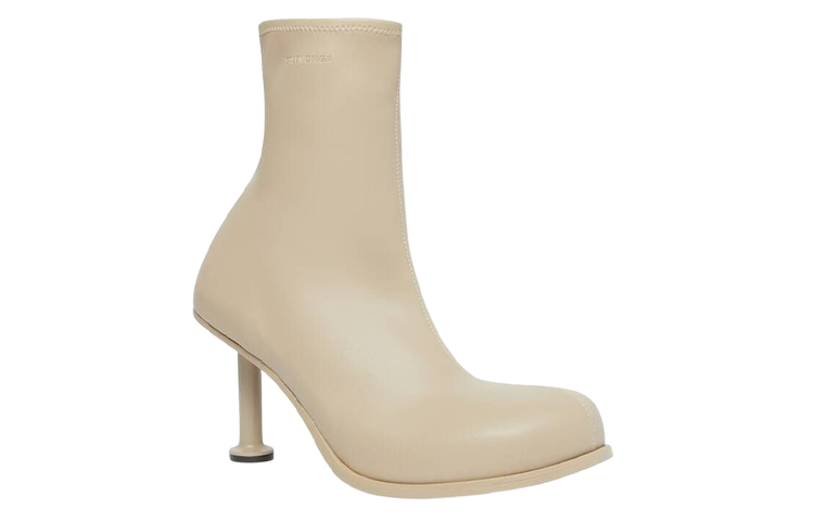 Order (Women) Balenciaga Mallorca High-Heeled Ankle Boot 'Light Beige' 693998W3AA09006