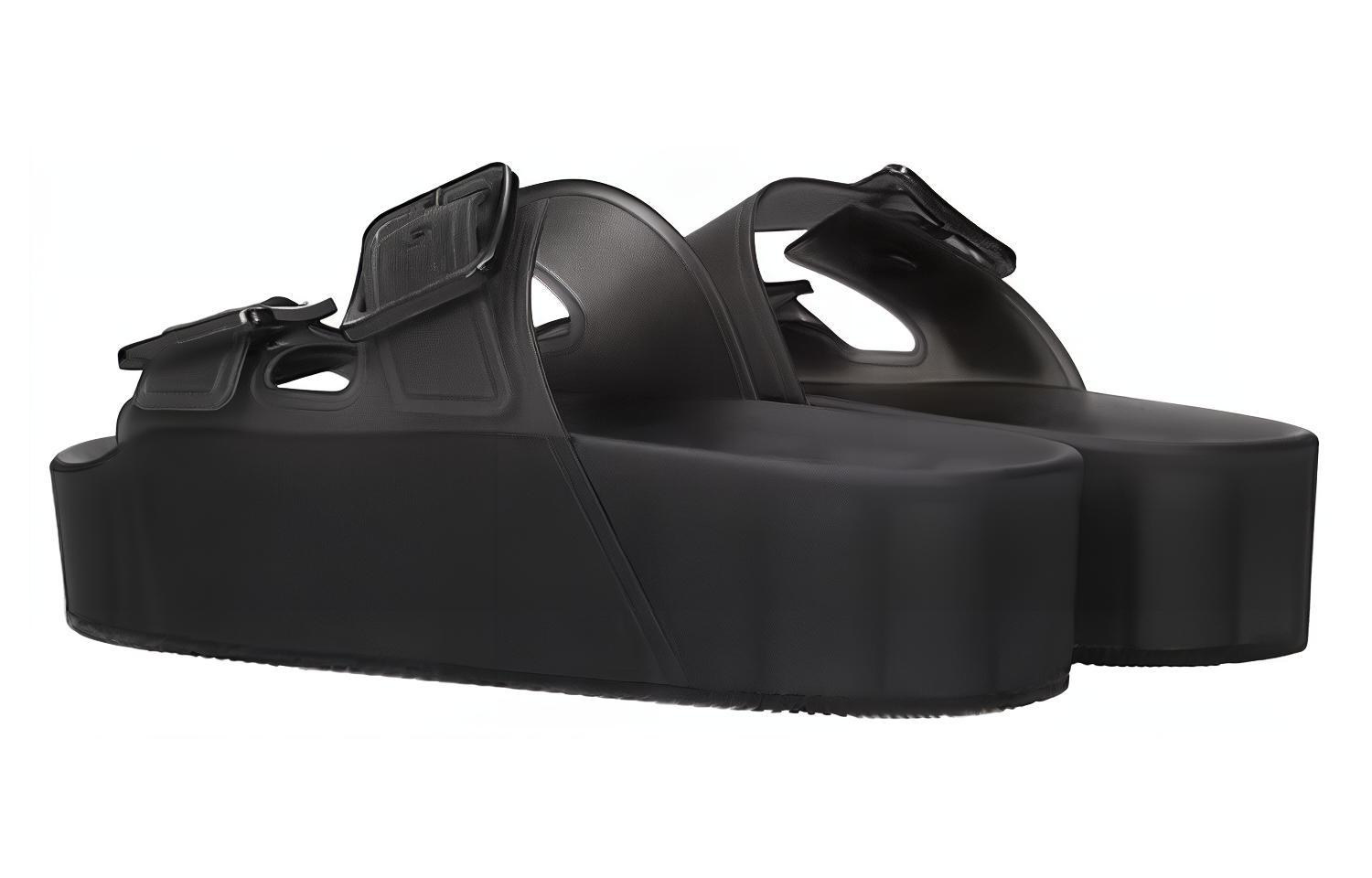 Lookbook (W) レディース バレンシアガ マヨルカ プラットフォームサンダル 'ブラック' 656938W2DZ11000