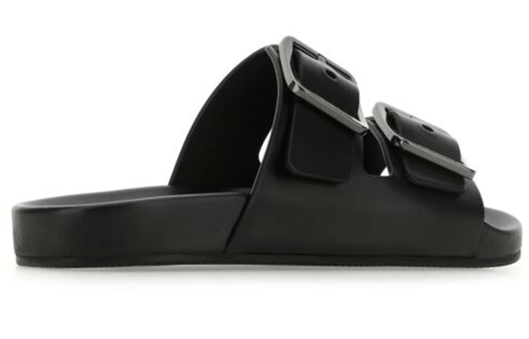 Shop (Women) Balenciaga Mallorca Slide 'Black' 656821WA2M61010YC