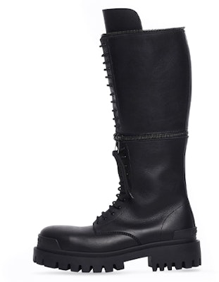(Women) Balenciaga Master High-Top 'Black Leather' 664713WA9O11081 Buy (Women) Balenciaga Master High-Top 'Black Leather' 664713WA9O11081