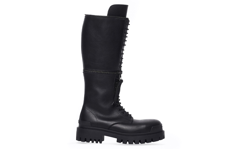 Order (W) Balenciaga Master High-Top ''Zwart Leer'' 664713WA9O11081