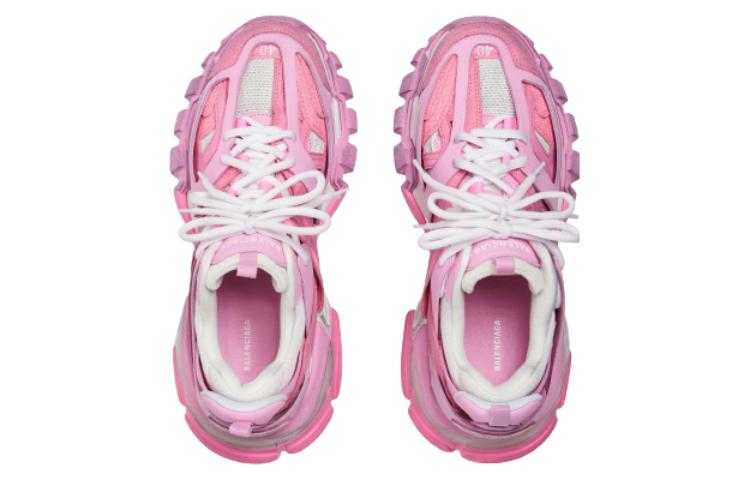 (W) Balenciaga Track Sneakers 'Pink Mesh and Suede Like Fabric' 圖 4