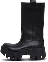 (Women) Balenciaga Bulldozer Boots 'Black Poluyurethane' 671555WBCQ01000 (Women) Balenciaga Bulldozer Boots 'Black Poluyurethane' 671555WBCQ01000