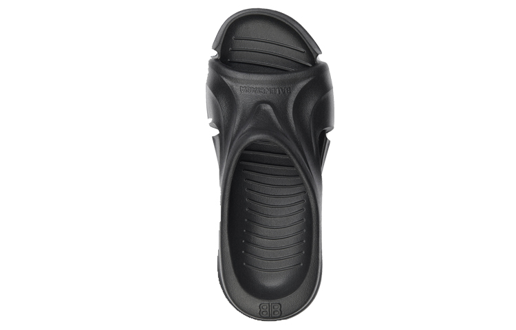 Shop (W) Sandales Balenciaga Mold Slide ''Noir'' 653873-W3CE2-1000