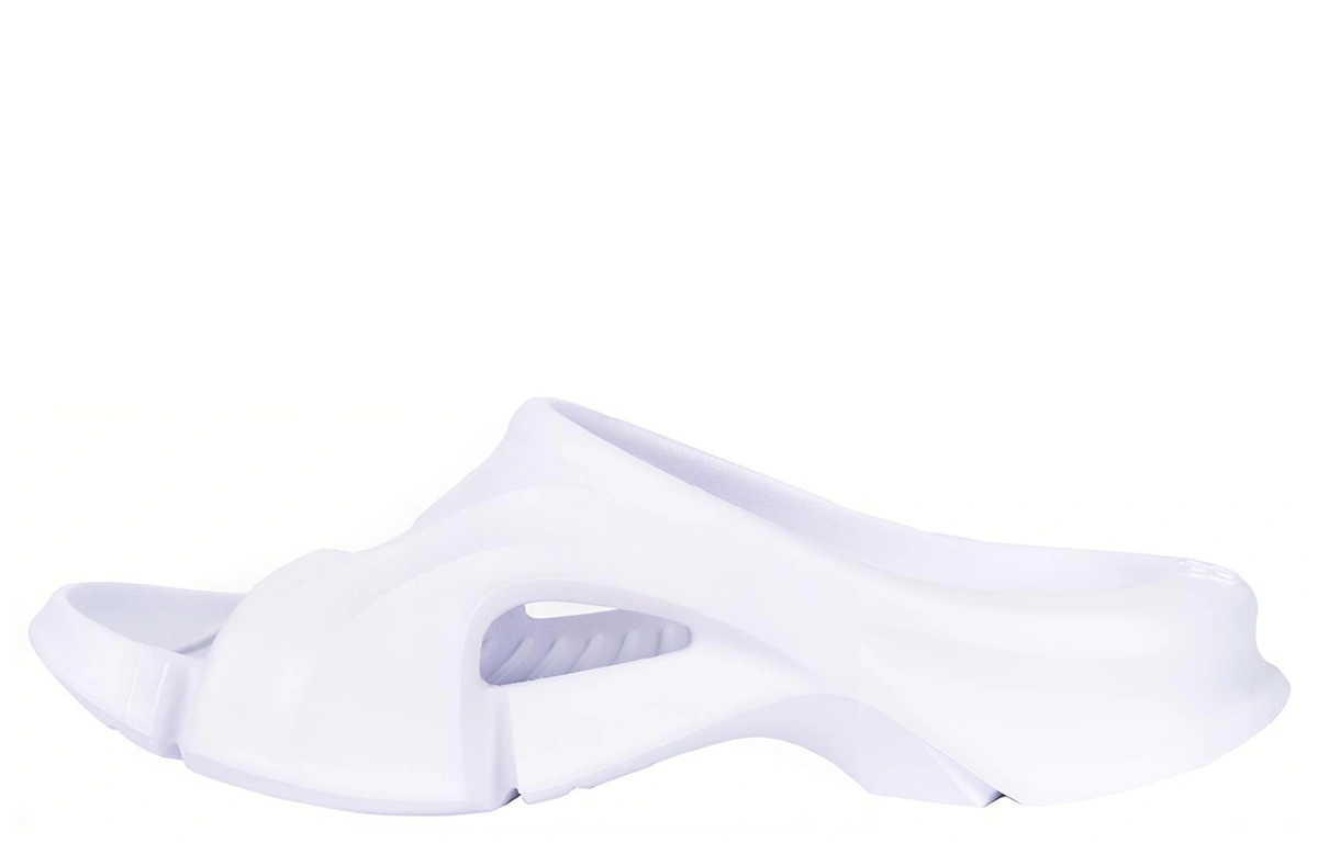 (Women) Balenciaga Mold Slide Sandal 'White'