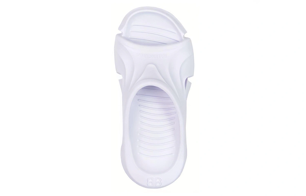 (Women) Balenciaga Mold Slide Sandal 'White'