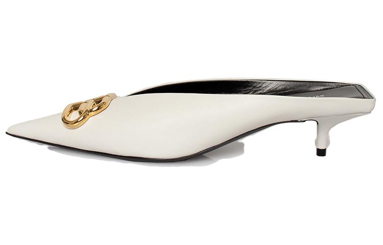 Buy (W) バレンシアガ モノグラム スクエア ナイフ BB (白ナパ羊革) 614924WAWN29075