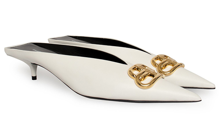 Lookbook (W) バレンシアガ モノグラム スクエア ナイフ BB (白ナパ羊革) 614924WAWN29075