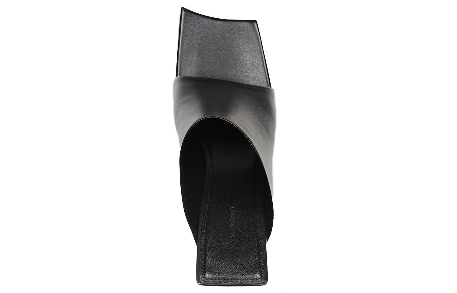 Purchase (W) Balenciaga Moon Kalfsleer Hoge Sandalen Zwart 615782WA7601000