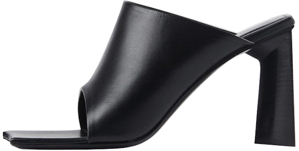 (W) Balenciaga Moon Sandalias Altas de Cuero Negro 615782WA7601000 Buy (W) Balenciaga Moon Sandalias Altas de Cuero Negro 615782WA7601000