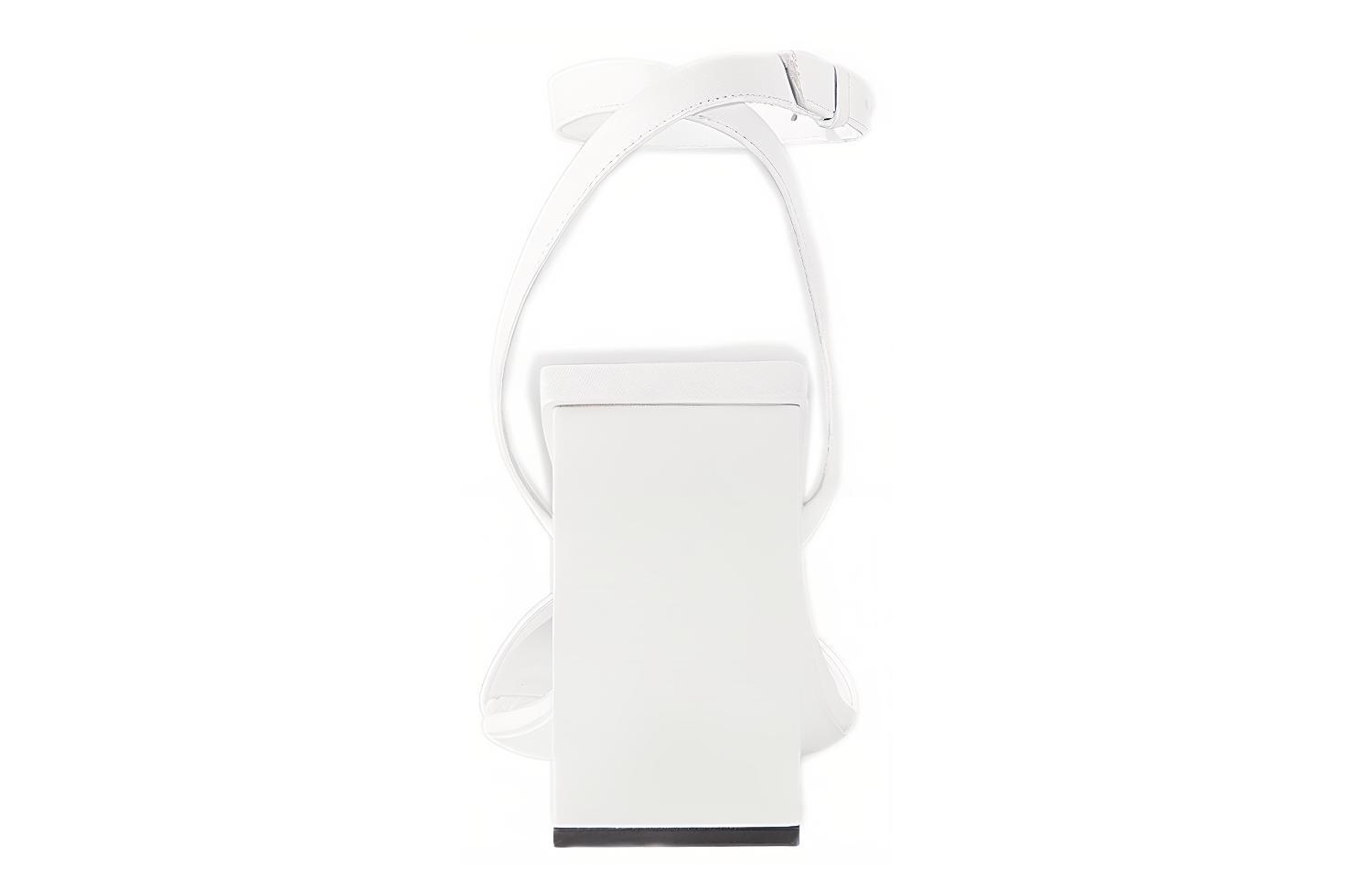 Shop (W) Sandal Tumit Tinggi Balenciaga Moon 'Fesyen Putih' 615766WA7609011