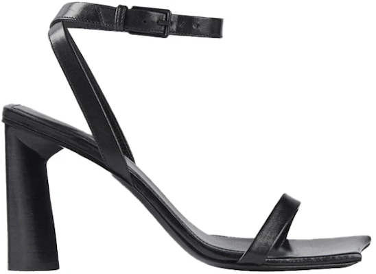 (W) Balenciaga Moon Pequeñas Sandalias de Tacón Alto de Cuero Negro con Correas 615766WA7601000 Order (W) Balenciaga Moon Pequeñas Sandalias de Tacón Alto de Cuero Negro con Correas 615766WA7601000