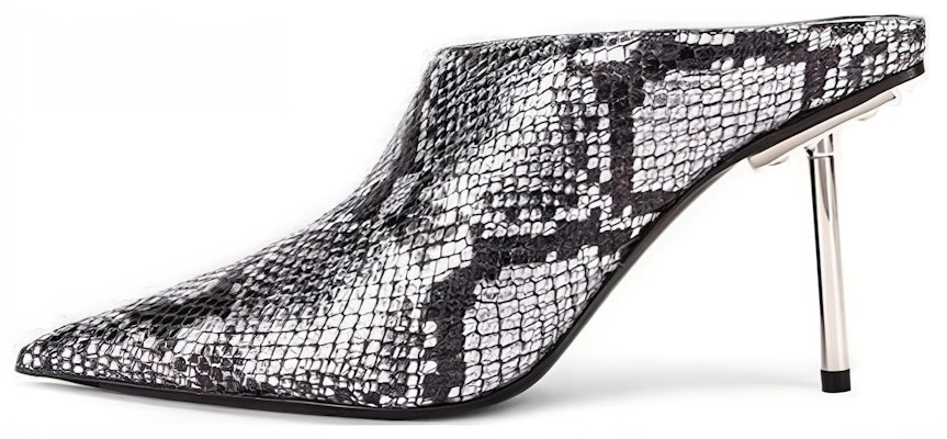 (Women) Balenciaga Mule 'Silver Black' 591124WA9L08100 Buy (Women) Balenciaga Mule 'Silver Black' 591124WA9L08100