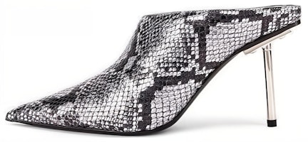 (Women) Balenciaga Mule 'Silver Black' 591124WA9L08100 (Women) Balenciaga Mule 'Silver Black' 591124WA9L08100