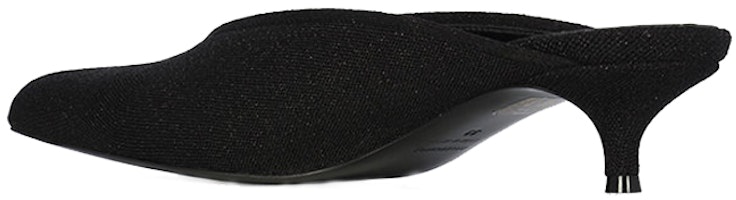 (Women) Balenciaga Mule Heel 'Simple Black' 636597W2DC21090 (Women) Balenciaga Mule Heel 'Simple Black' 636597W2DC21090