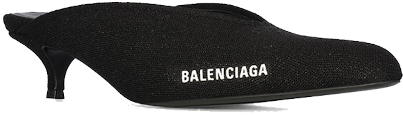 (Women) Balenciaga Mule Heel 'Simple Black' 636597W2DC21090 Order (Women) Balenciaga Mule Heel 'Simple Black' 636597W2DC21090