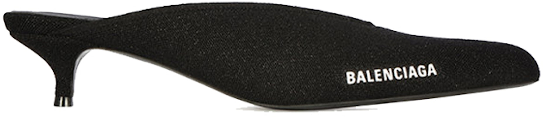 (Women) Balenciaga Mule Heel 'Simple Black' 636597W2DC21090 Lookbook (Women) Balenciaga Mule Heel 'Simple Black' 636597W2DC21090